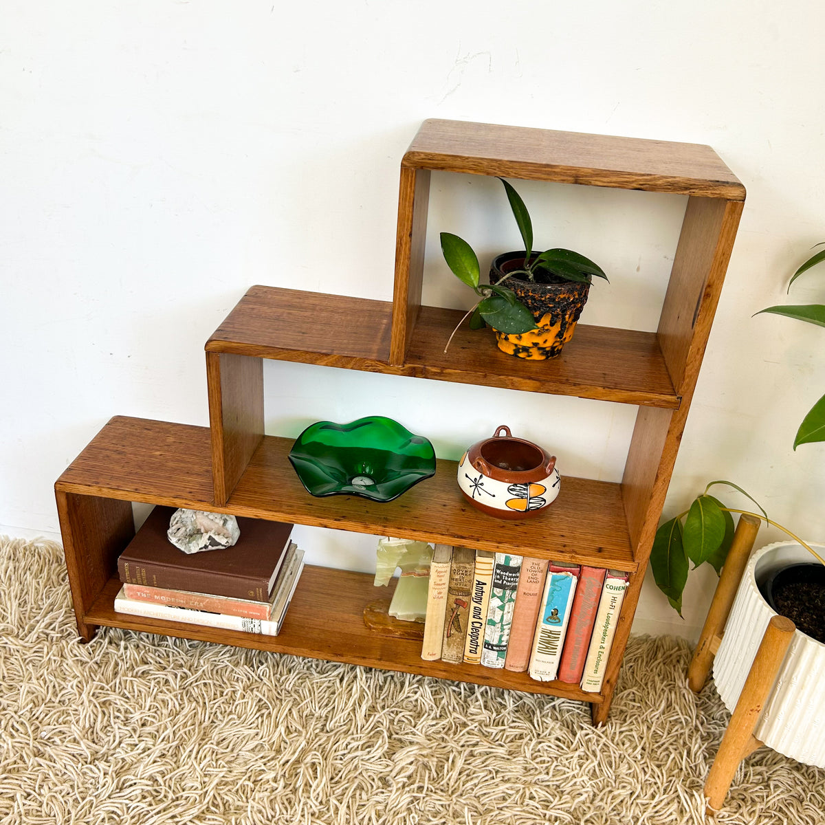 STEPPED BOOKCASE - HEY JUDE WORKSHOP • Vintage furniture & objects Melbourne