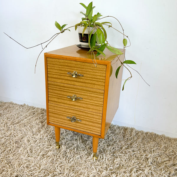 EASTGATE BEDSIDE DRAWERS - HEY JUDE WORKSHOP • Vintage furniture & objects Melbourne