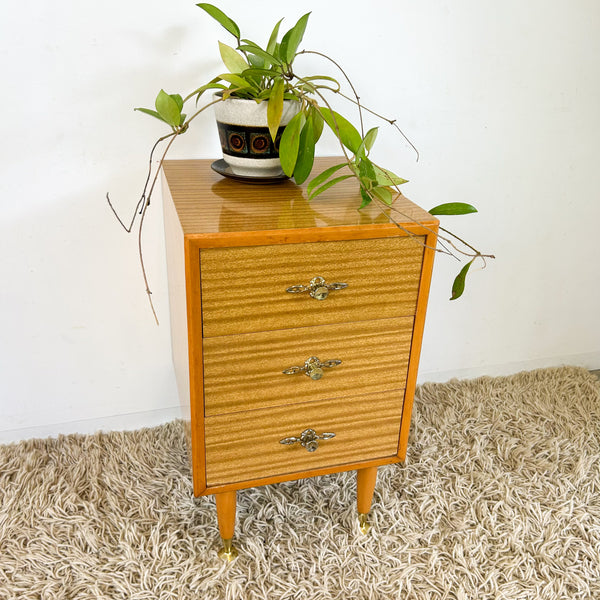 EASTGATE BEDSIDE DRAWERS - HEY JUDE WORKSHOP • Vintage furniture & objects Melbourne