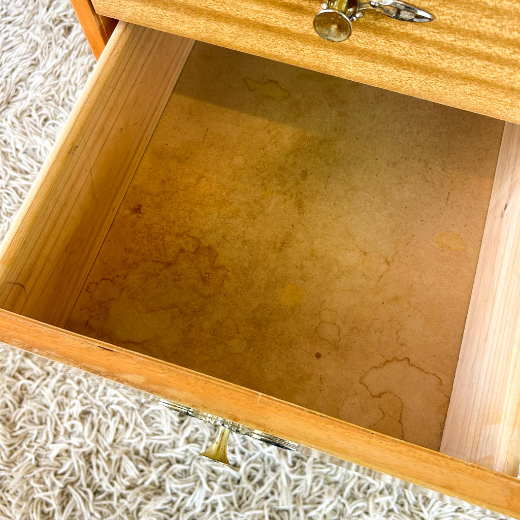 EASTGATE BEDSIDE DRAWERS - HEY JUDE WORKSHOP • Vintage furniture & objects Melbourne