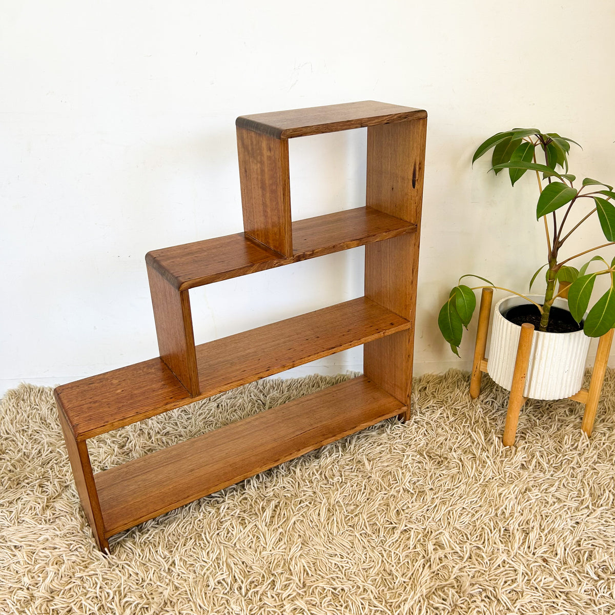 STEPPED BOOKCASE - HEY JUDE WORKSHOP • Vintage furniture & objects Melbourne