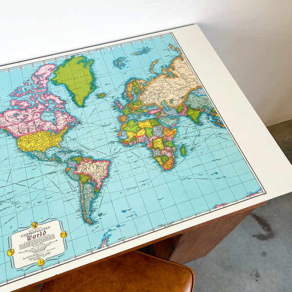 WORLD MAP DESK