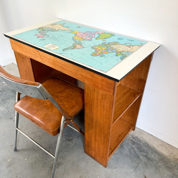 WORLD MAP DESK