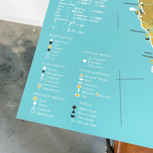 AUSTRALIA MAP DESK