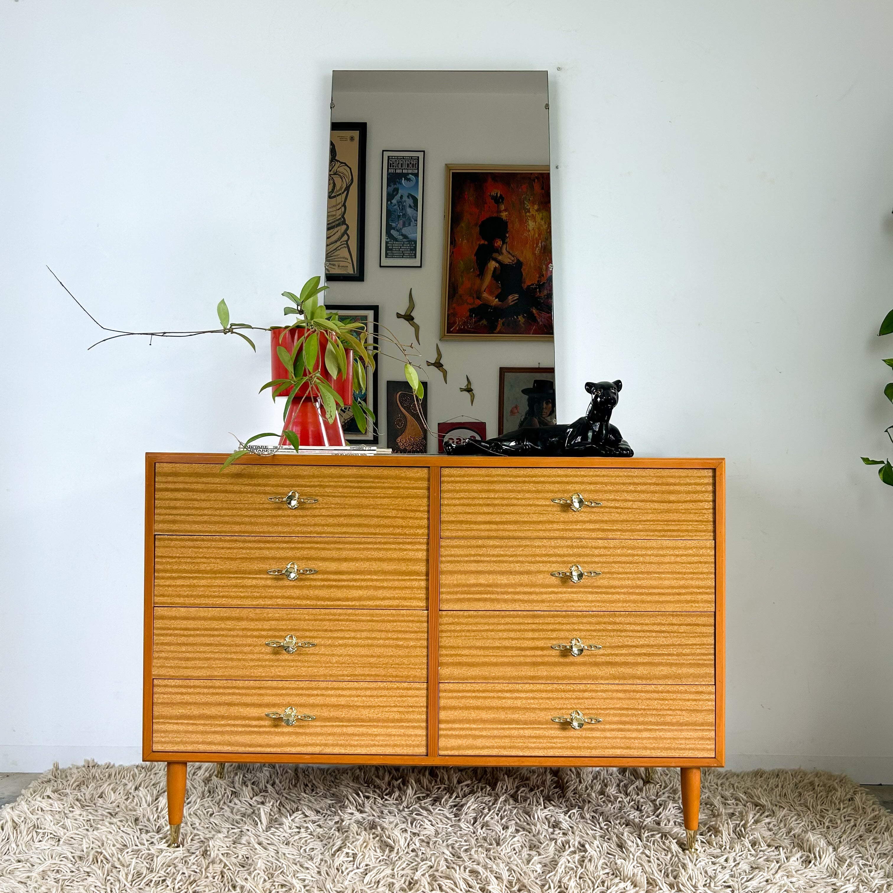 EASTGATE DRESSER WITH MIRROR - HEY JUDE WORKSHOP • Vintage furniture & objects Melbourne