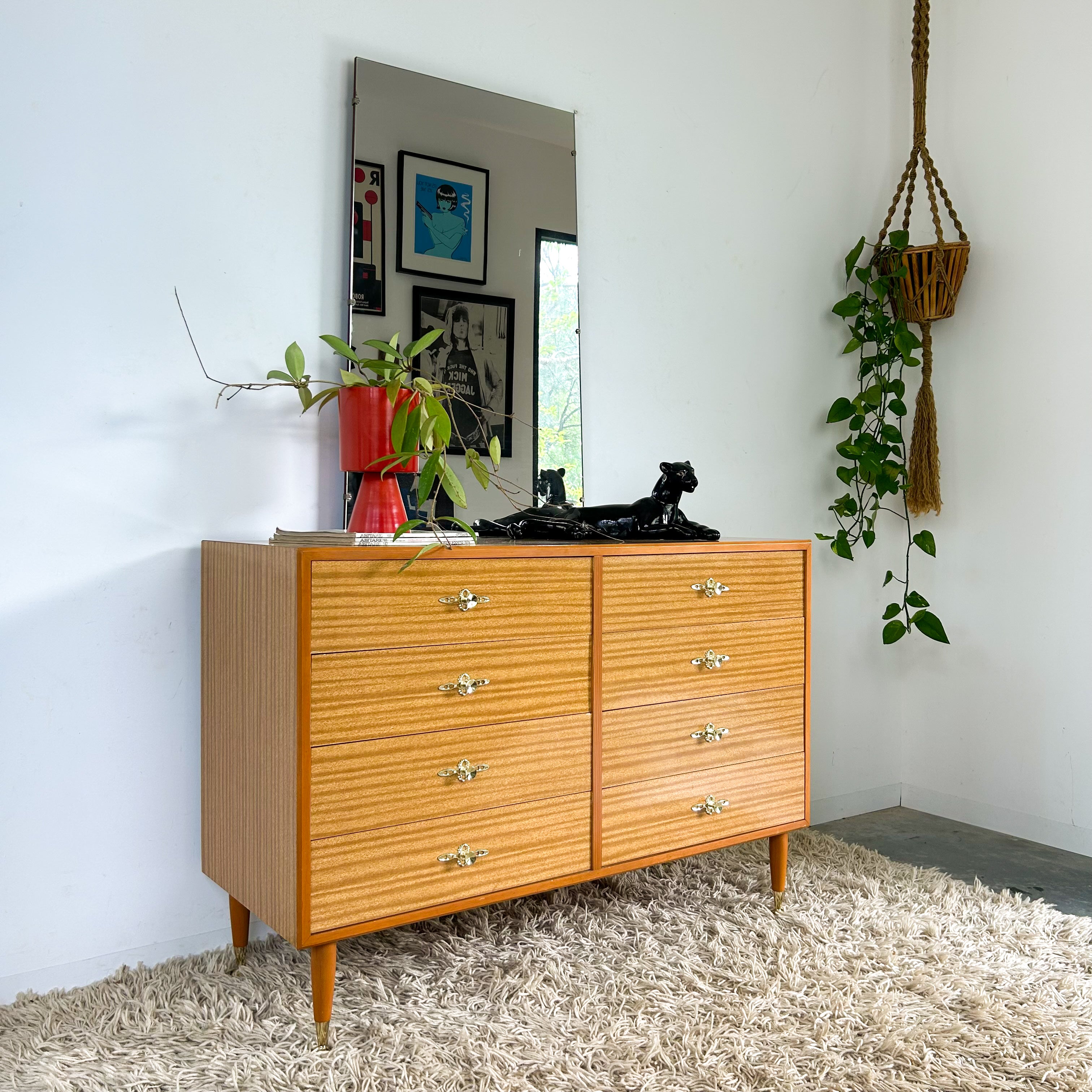 EASTGATE DRESSER WITH MIRROR - HEY JUDE WORKSHOP • Vintage furniture & objects Melbourne