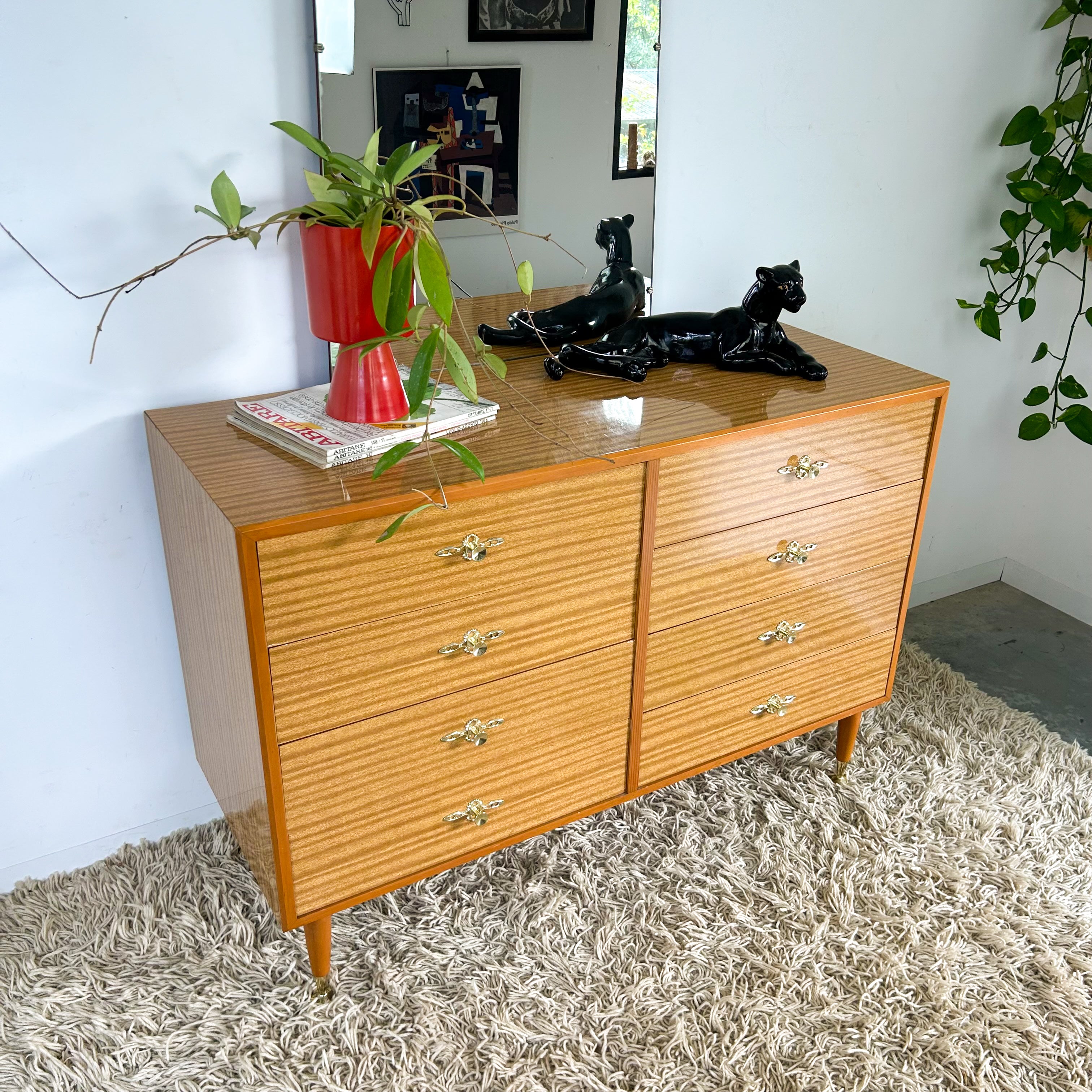 EASTGATE DRESSER WITH MIRROR - HEY JUDE WORKSHOP • Vintage furniture & objects Melbourne