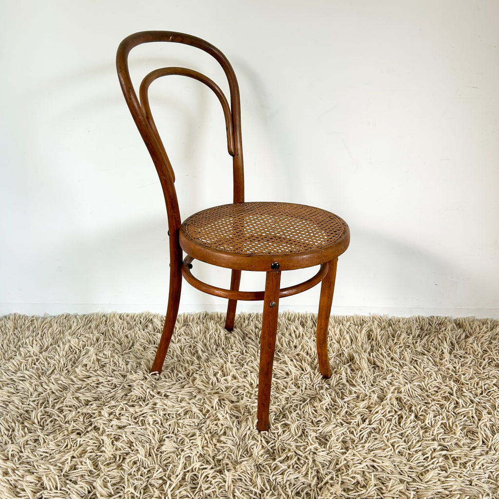 BENTWOOD RATTAN CHAIR
