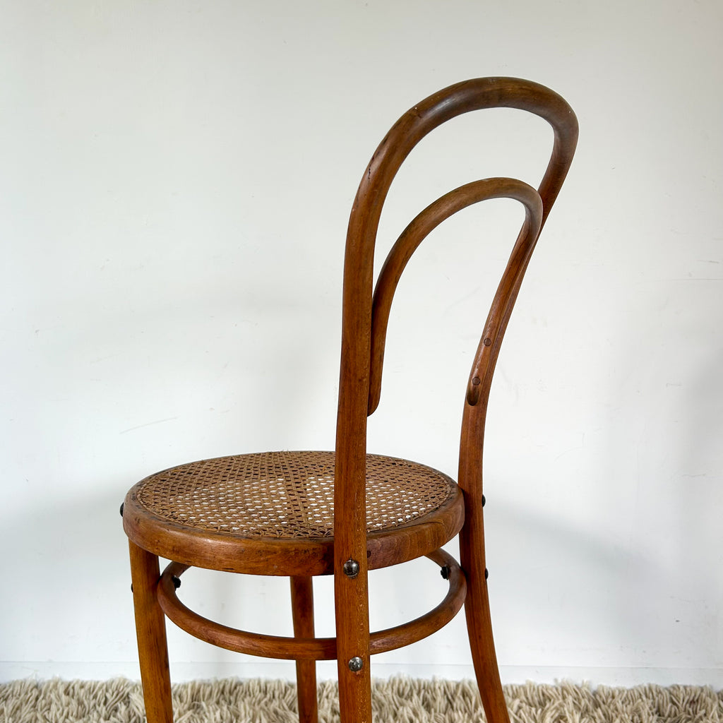 BENTWOOD RATTAN CHAIR