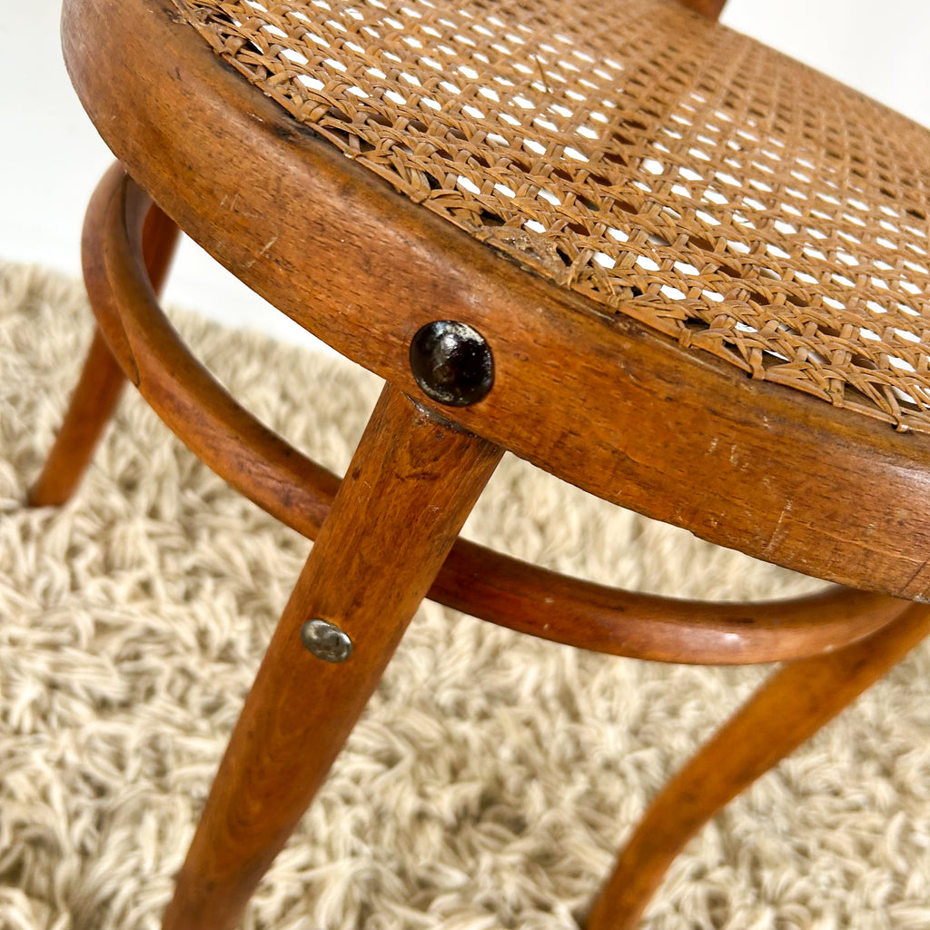 BENTWOOD RATTAN CHAIR