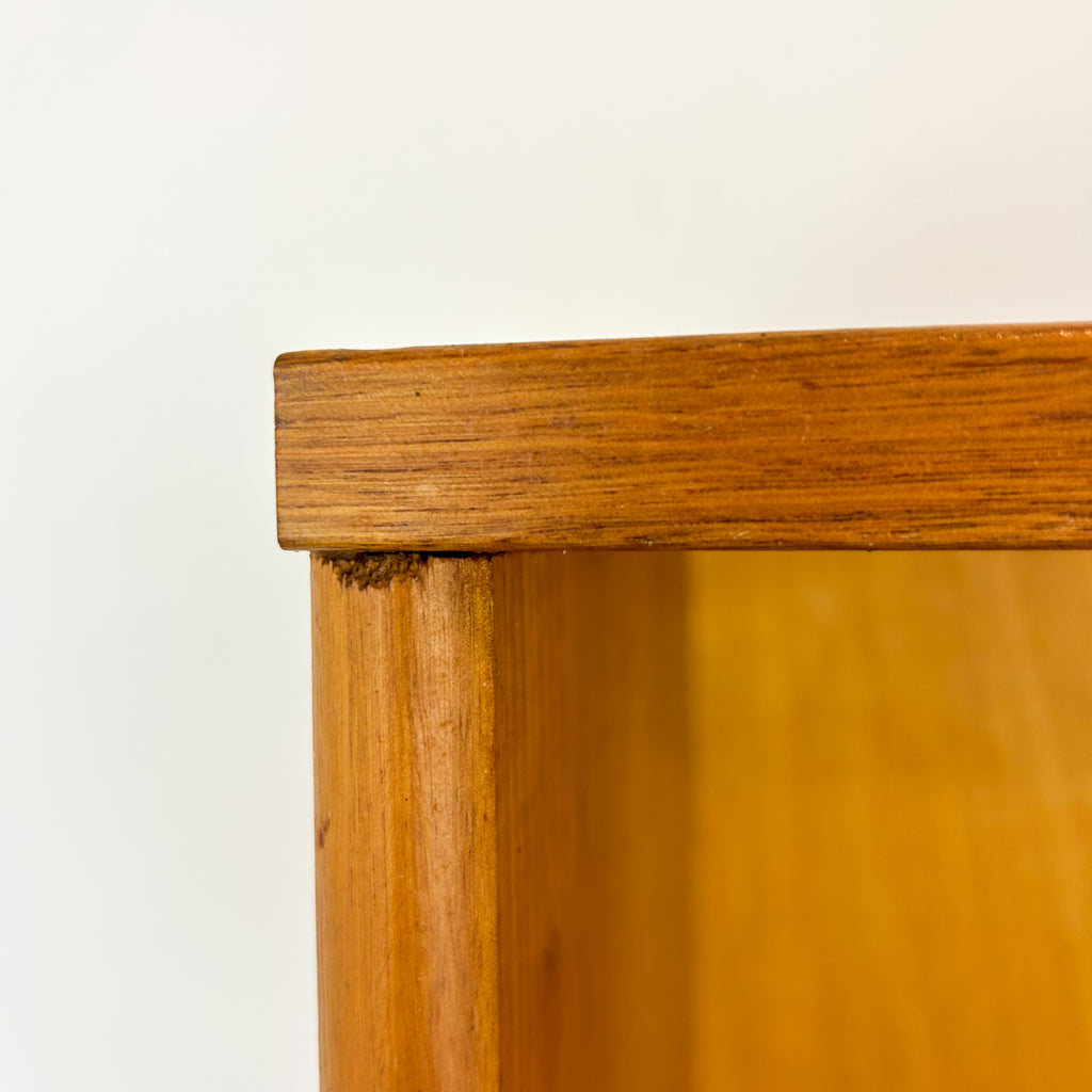 HARDWOOD BOOKCASE W DOVETAIL JOINERY