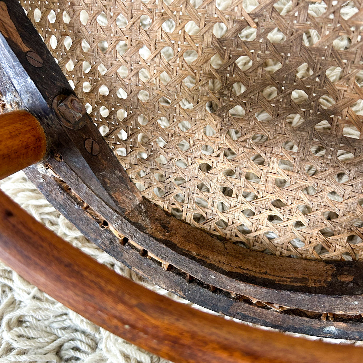 BENTWOOD RATTAN CHAIR