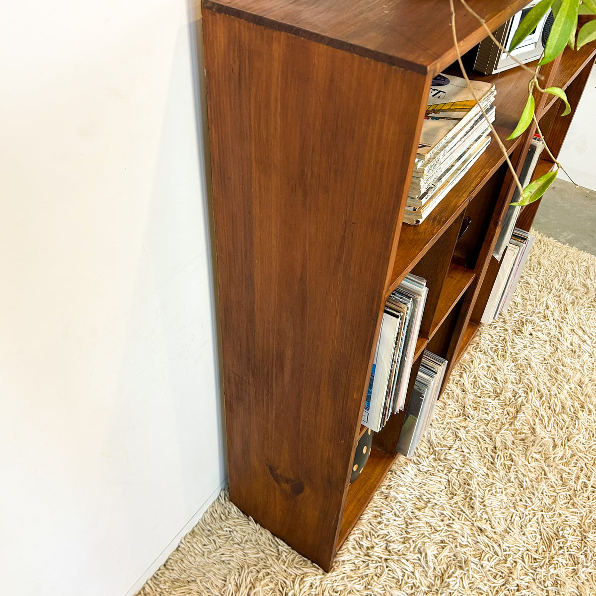 VINYL STORAGE BOOKCASE - HEY JUDE WORKSHOP • Vintage furniture & objects Melbourne