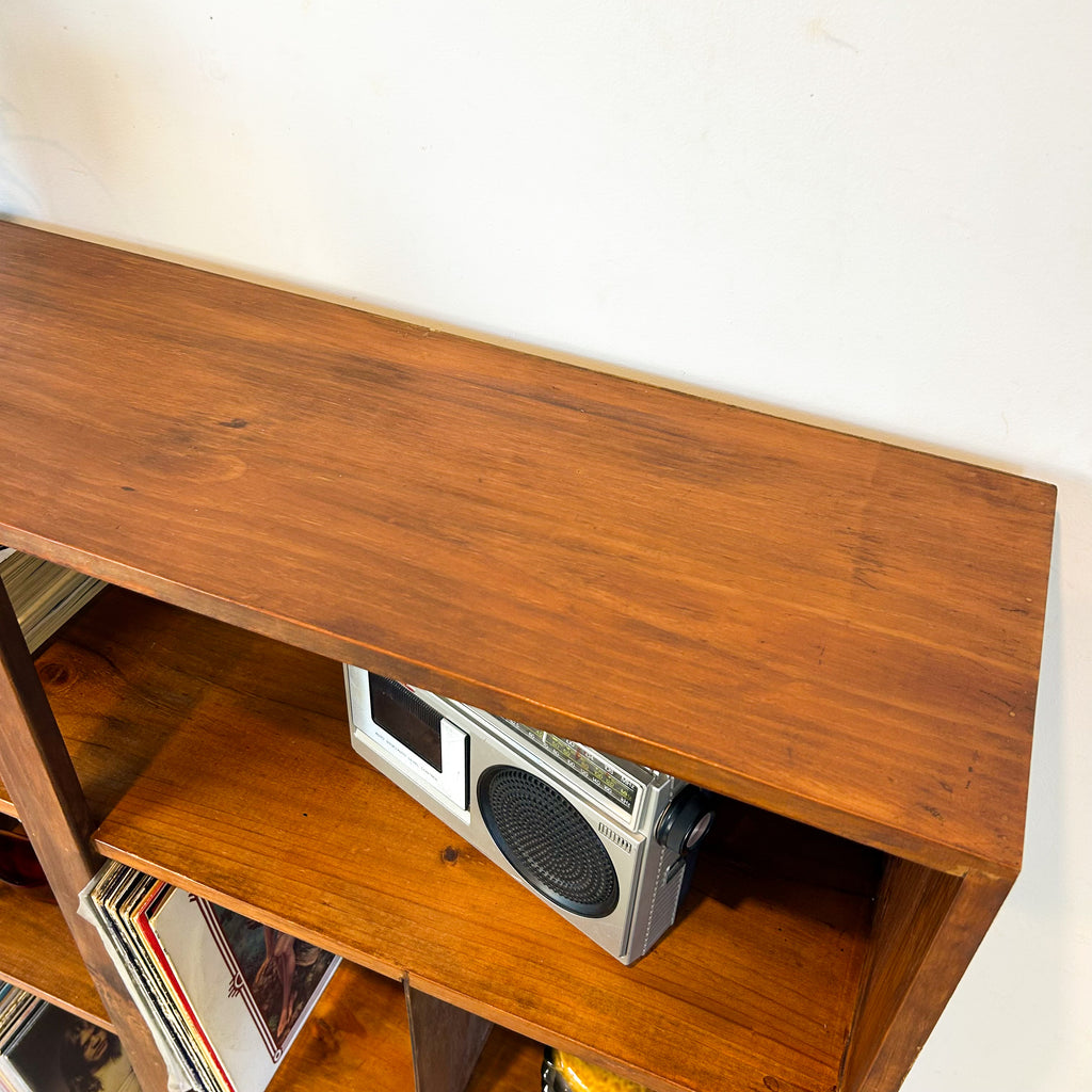 VINYL STORAGE BOOKCASE - HEY JUDE WORKSHOP • Vintage furniture & objects Melbourne