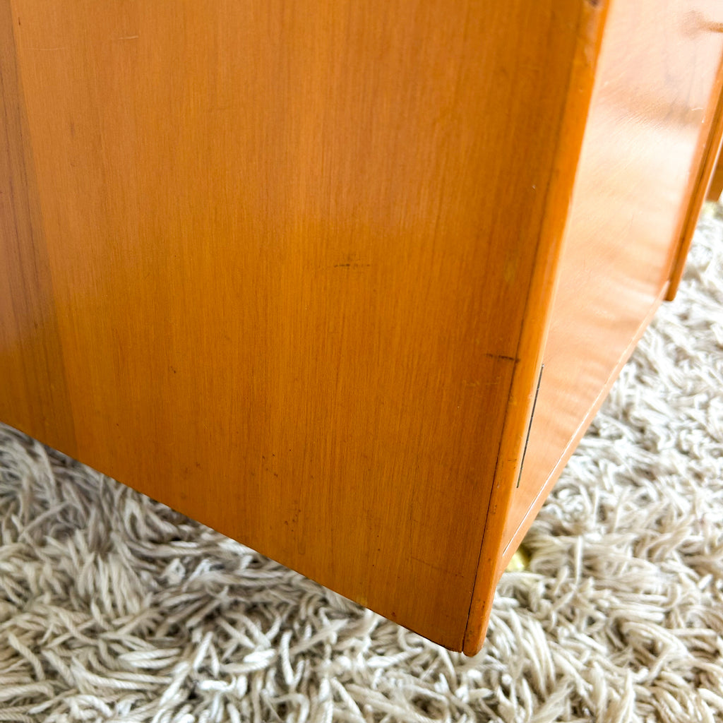 WOODEN DESK WITH LAMINATE TOP - HEY JUDE WORKSHOP • Vintage furniture & objects Melbourne