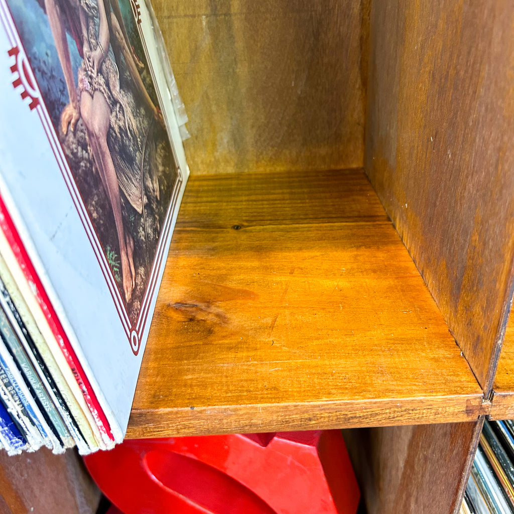 VINYL STORAGE BOOKCASE - HEY JUDE WORKSHOP • Vintage furniture & objects Melbourne
