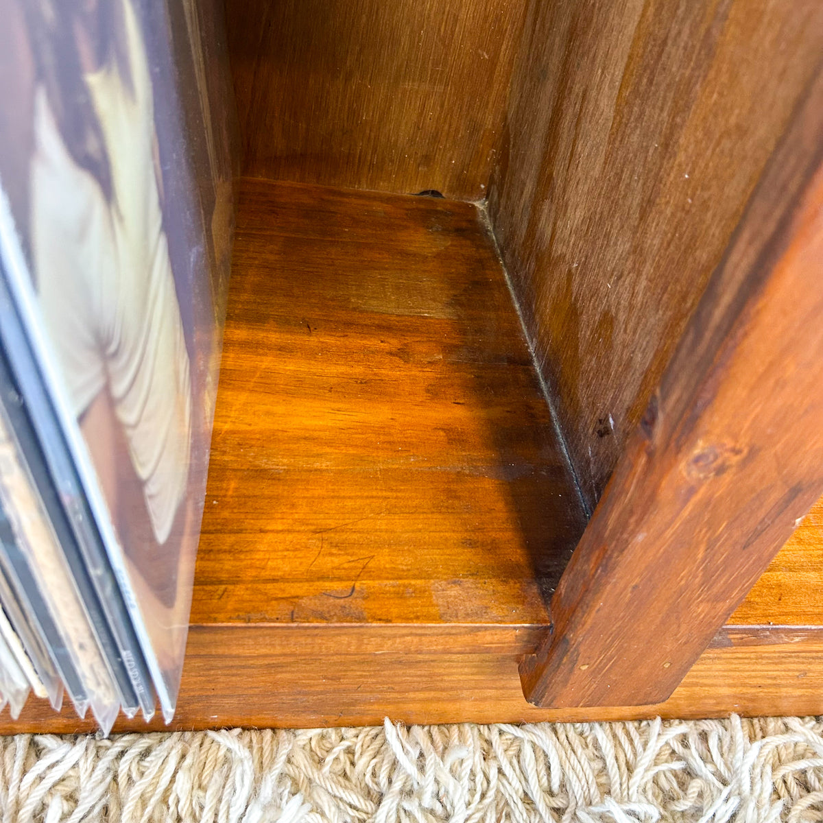 VINYL STORAGE BOOKCASE - HEY JUDE WORKSHOP • Vintage furniture & objects Melbourne