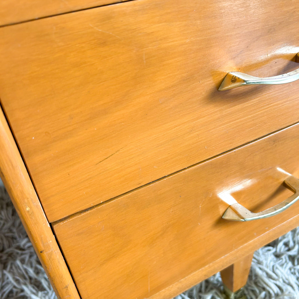 WOODEN DESK WITH LAMINATE TOP - HEY JUDE WORKSHOP • Vintage furniture & objects Melbourne