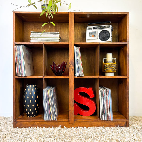 VINYL STORAGE BOOKCASE