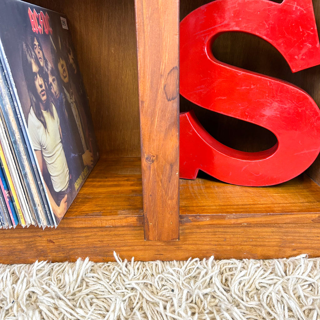 VINYL STORAGE BOOKCASE - HEY JUDE WORKSHOP • Vintage furniture & objects Melbourne