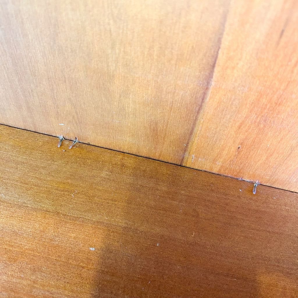 HARDWOOD BOOKCASE W SLOPED BASE #1