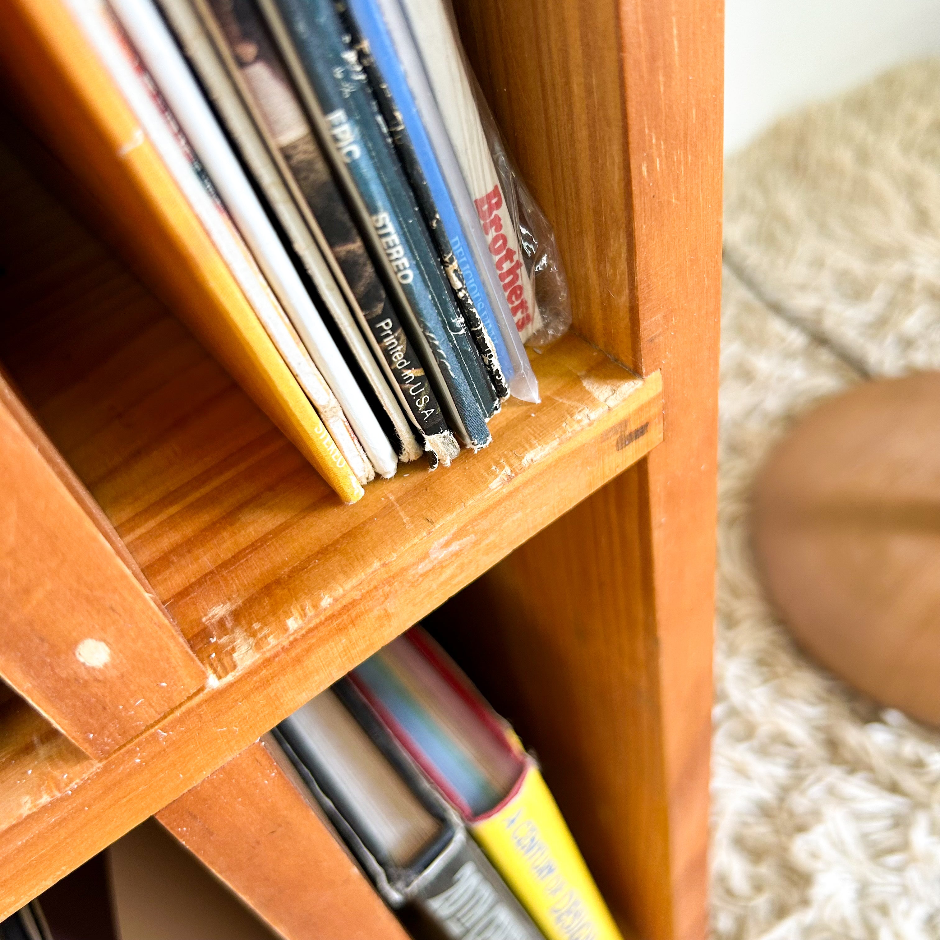 PINE VINYL STORAGE - HEY JUDE WORKSHOP • Vintage furniture & objects Melbourne