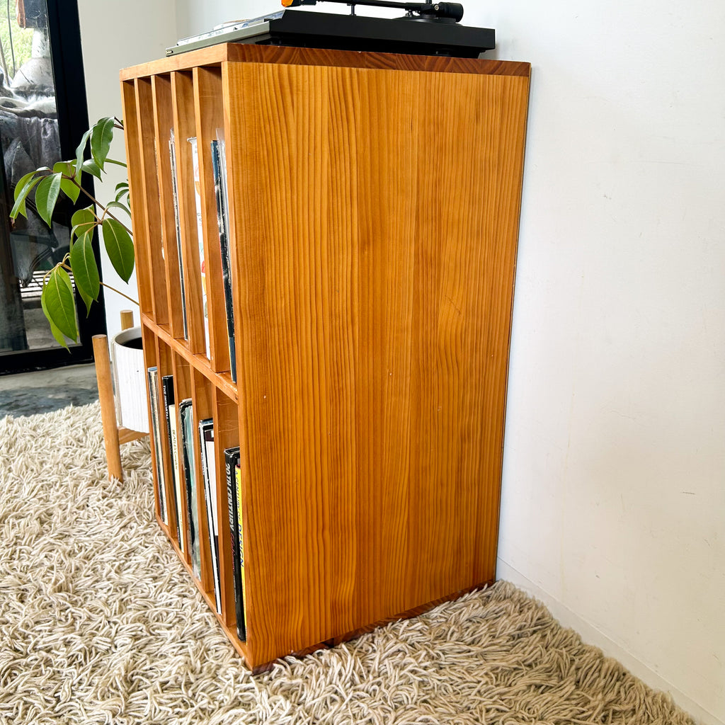 PINE VINYL STORAGE - HEY JUDE WORKSHOP • Vintage furniture & objects Melbourne