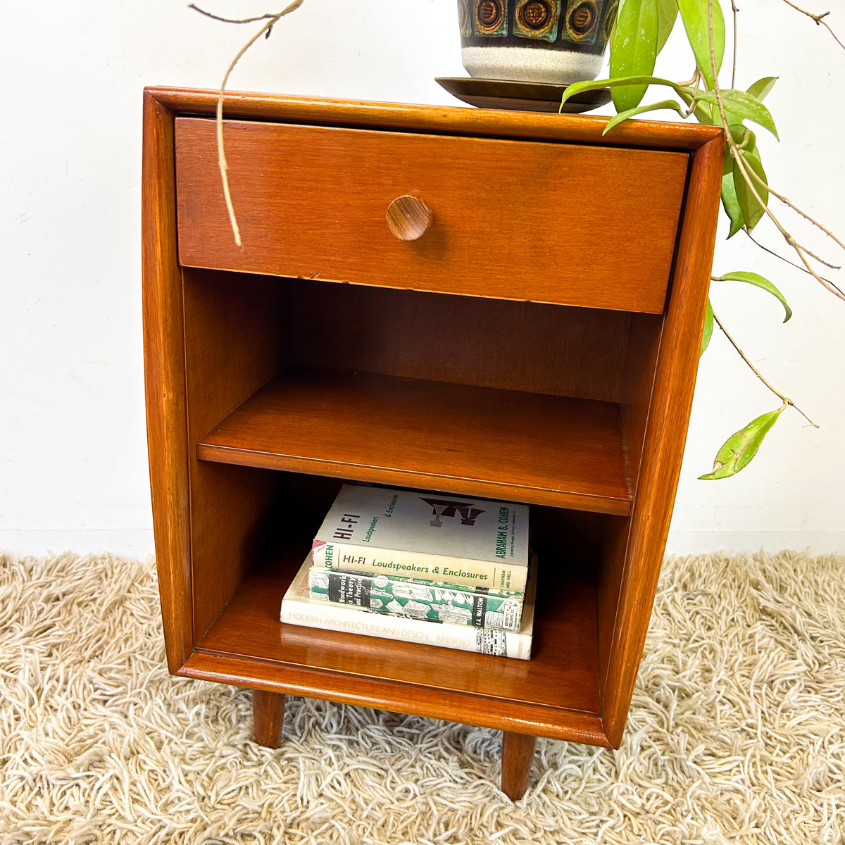 BEDSIDE TABLE (SINGLE) - HEY JUDE WORKSHOP • Vintage furniture & objects Melbourne