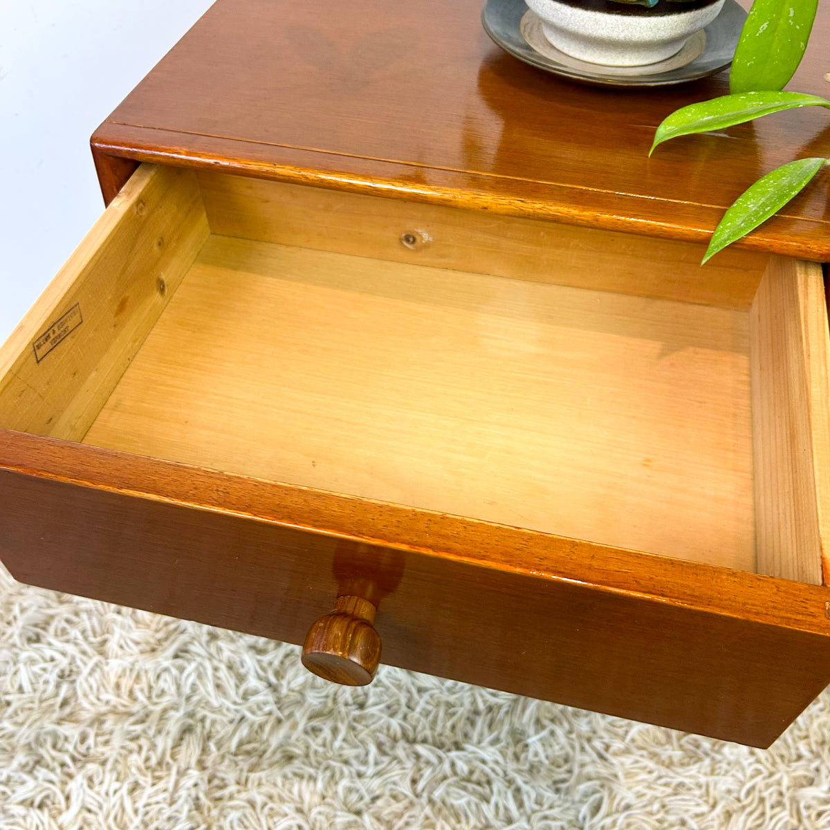 BEDSIDE TABLE (SINGLE) - HEY JUDE WORKSHOP • Vintage furniture & objects Melbourne