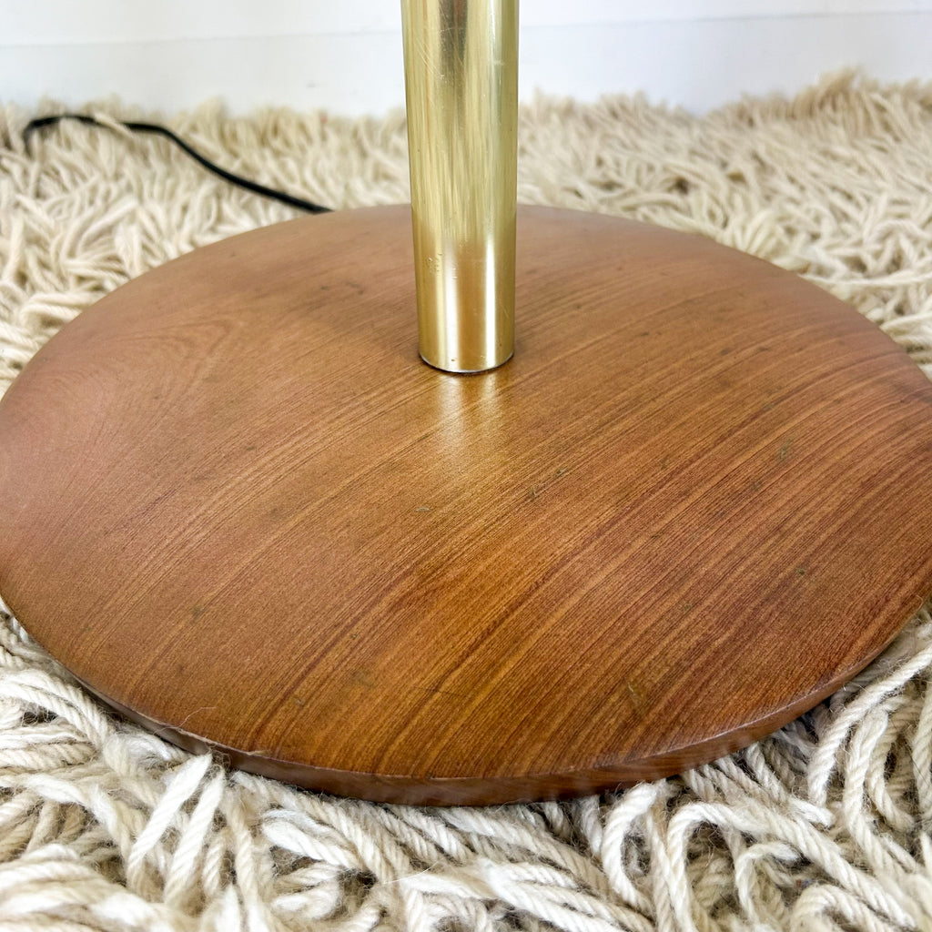 FLOOR LAMP WITH PLEATED SHADE - HEY JUDE WORKSHOP • Vintage furniture & objects Melbourne