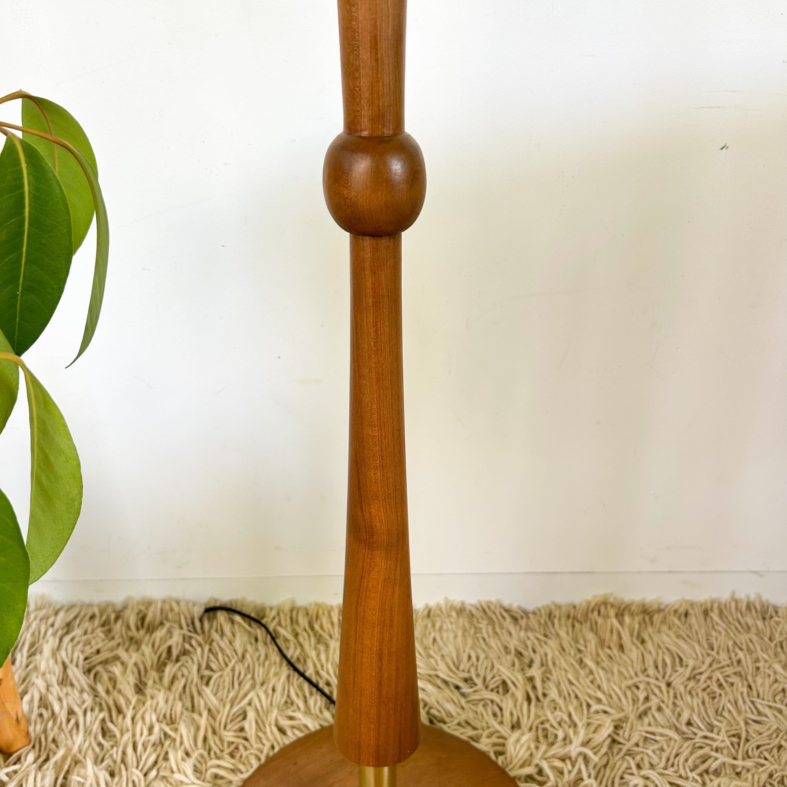FLOOR LAMP WITH PLEATED SHADE - HEY JUDE WORKSHOP • Vintage furniture & objects Melbourne