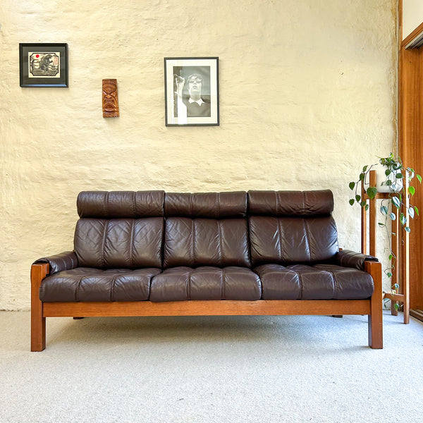 DANISH DE LUXE THREE-SEATER SOFA