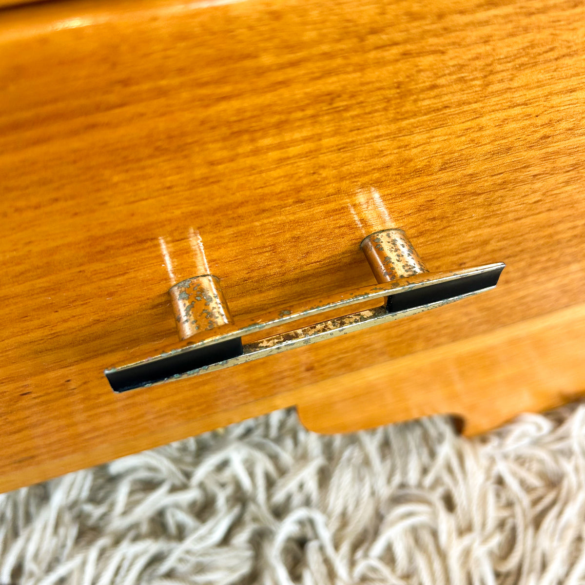 PETITE ART DECO SIDEBOARD CABINET
