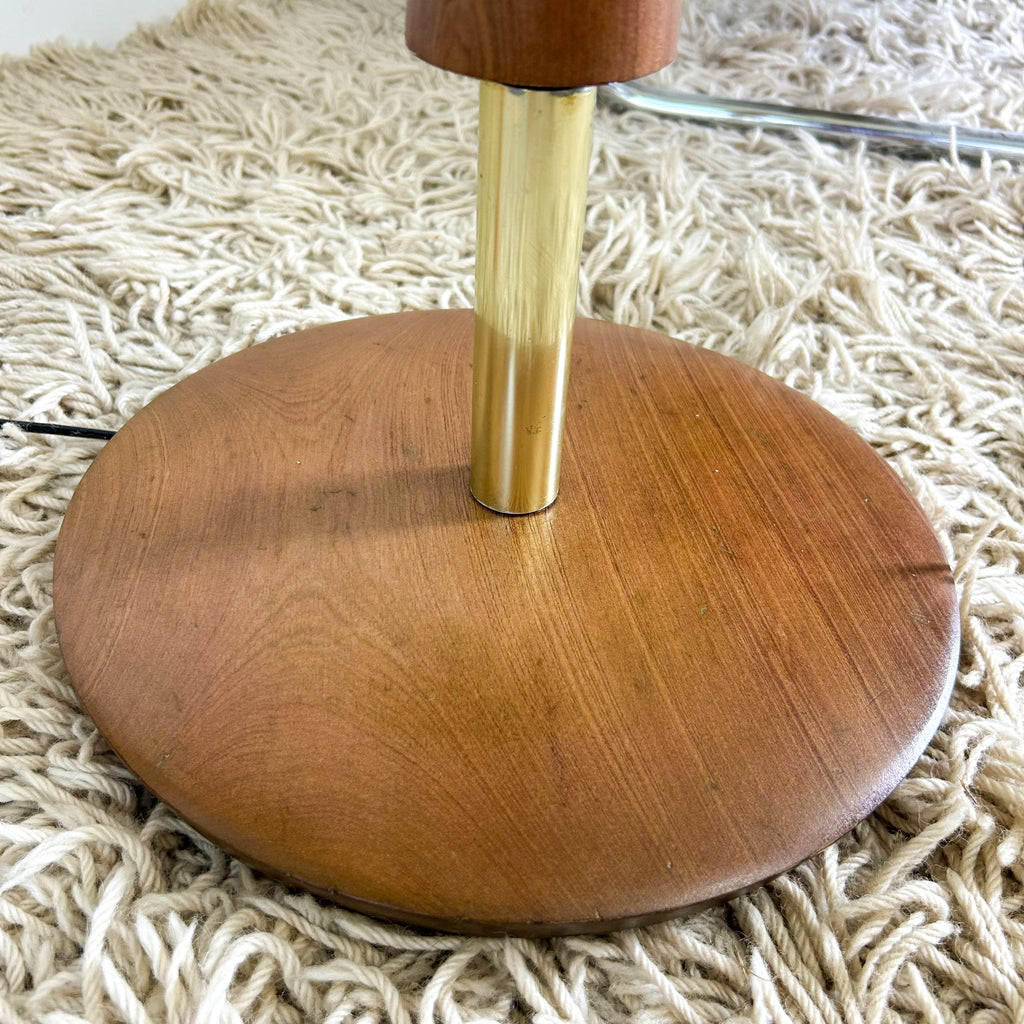 FLOOR LAMP WITH PLEATED SHADE - HEY JUDE WORKSHOP • Vintage furniture & objects Melbourne