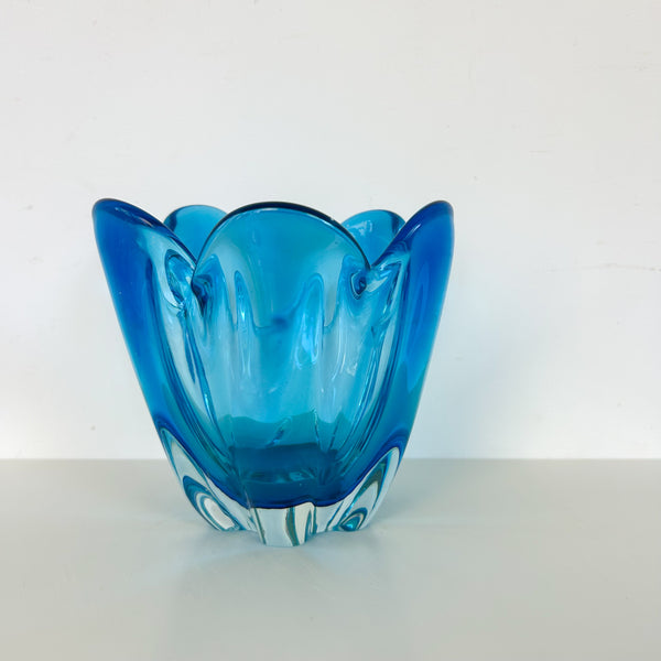 BLUE HANDKERCHIEF BOWL