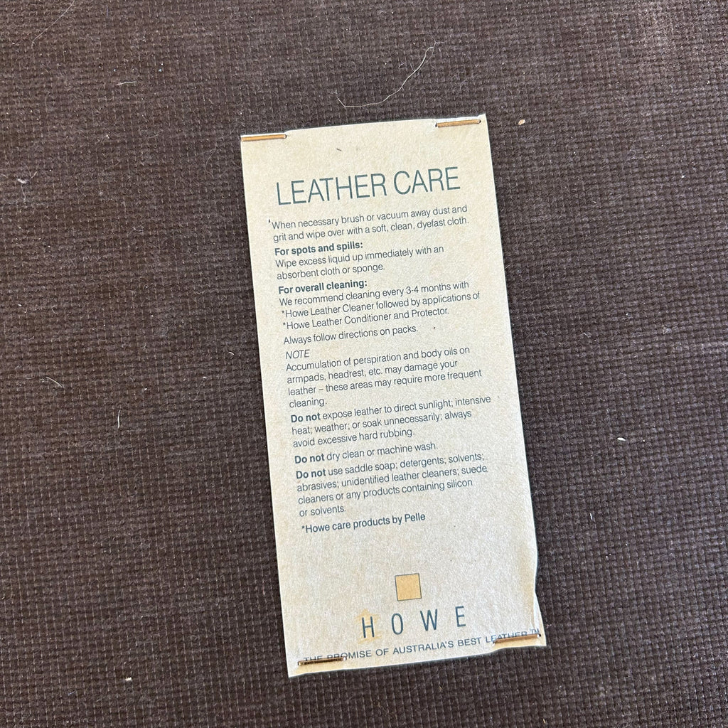 BEIGE LEATHER CANTILEVER ARMCHAIR #1