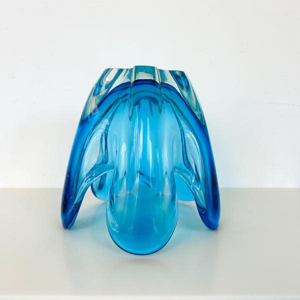 BLUE HANDKERCHIEF BOWL