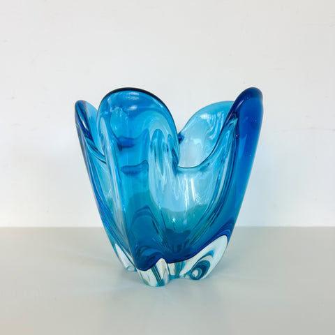 BLUE HANDKERCHIEF BOWL