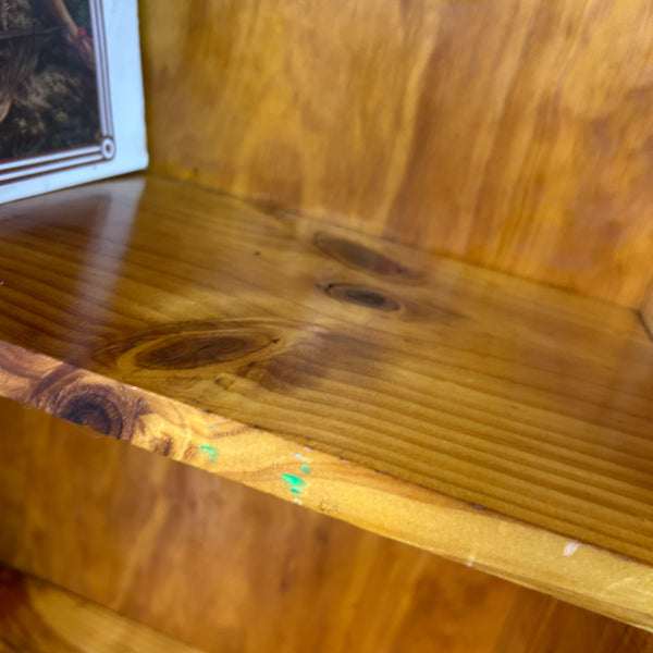 SOLID PINE BOOKCASE