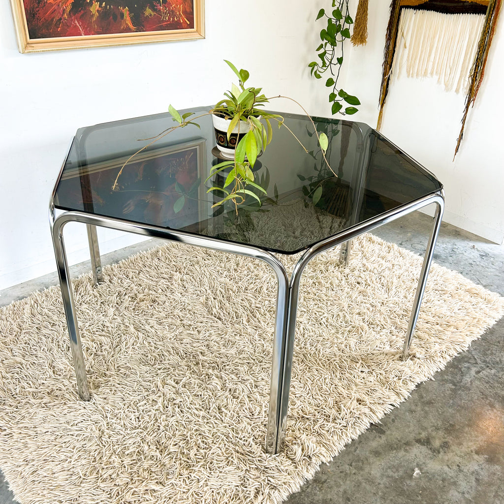HEXAGONAL SPACE AGE DINING TABLE