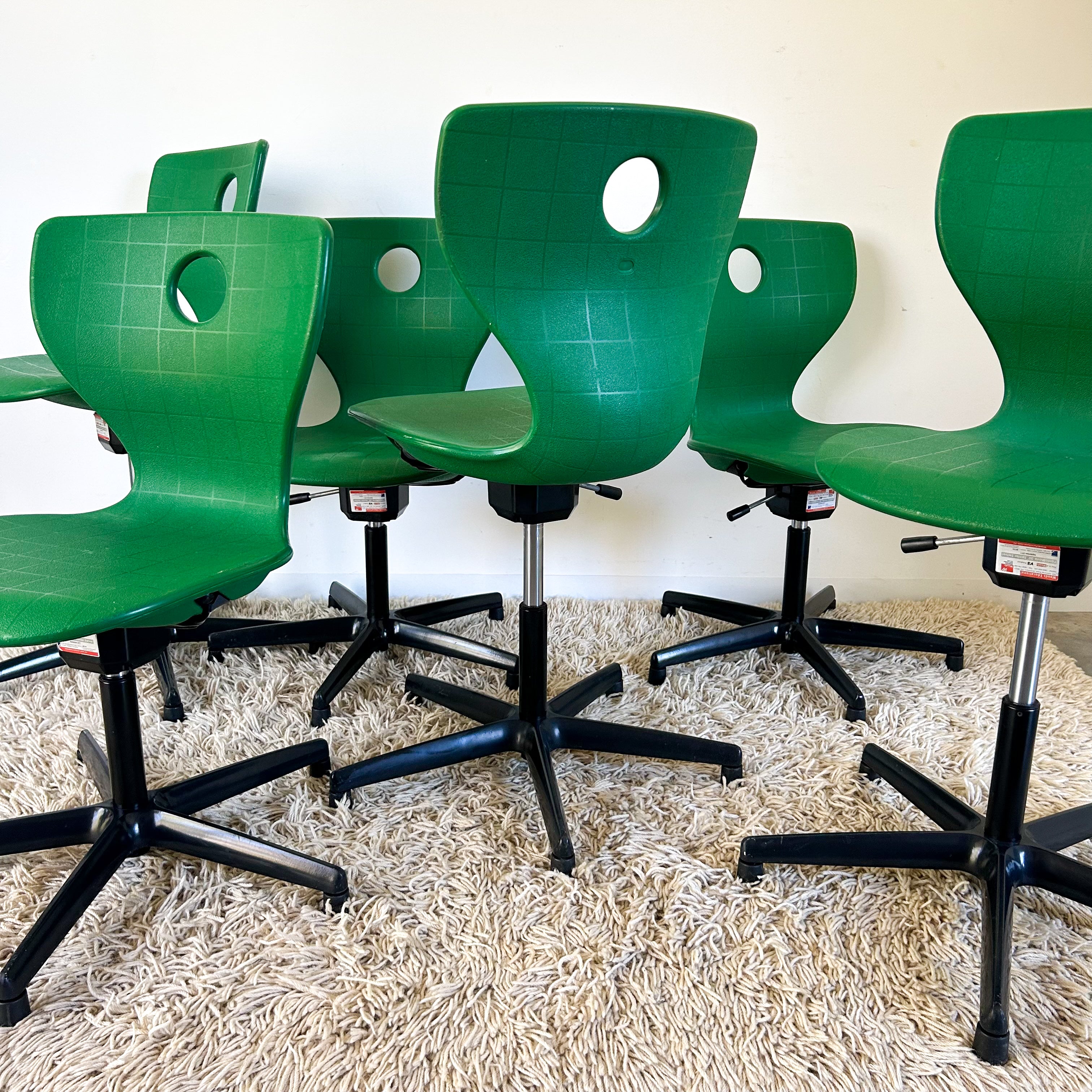 VERNER PANTON SWIVEL CHAIRS