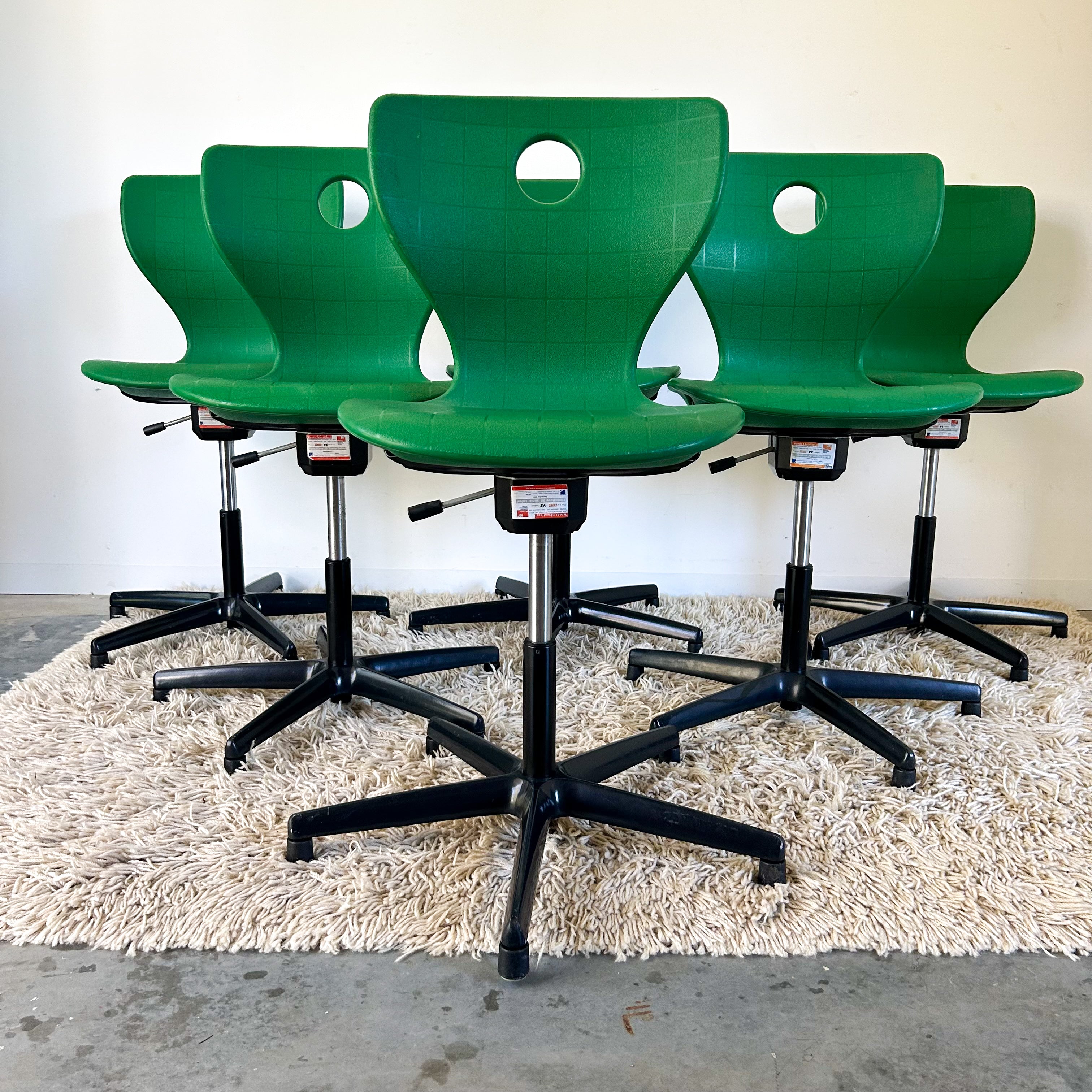 VERNER PANTON SWIVEL CHAIRS