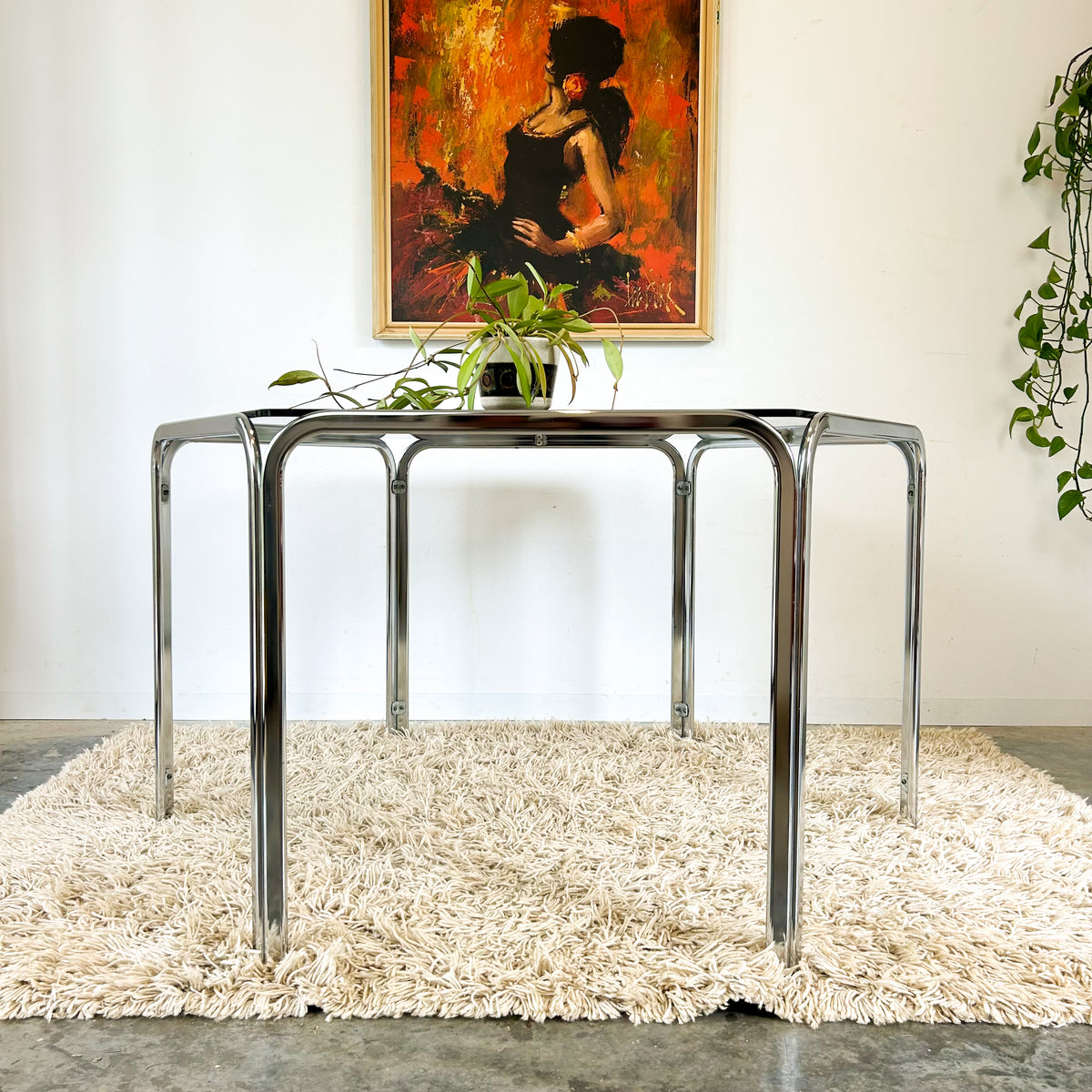 HEXAGONAL SPACE AGE DINING TABLE