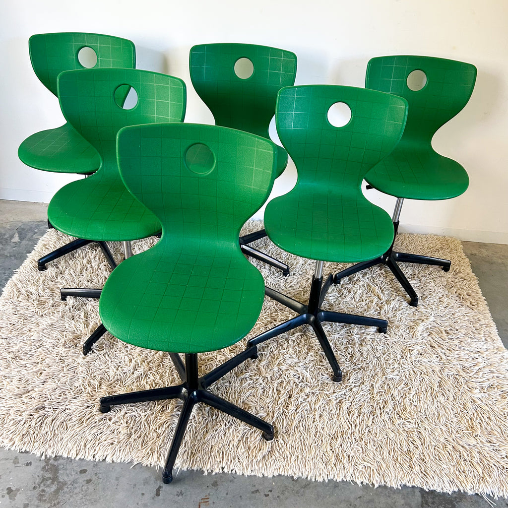 VERNER PANTON SWIVEL CHAIRS