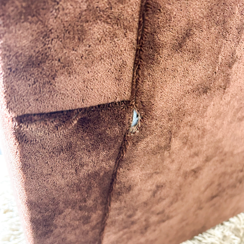 CHOCOLATE BROWN TEDDY SOFA - HEY JUDE WORKSHOP • Vintage furniture & objects Melbourne
