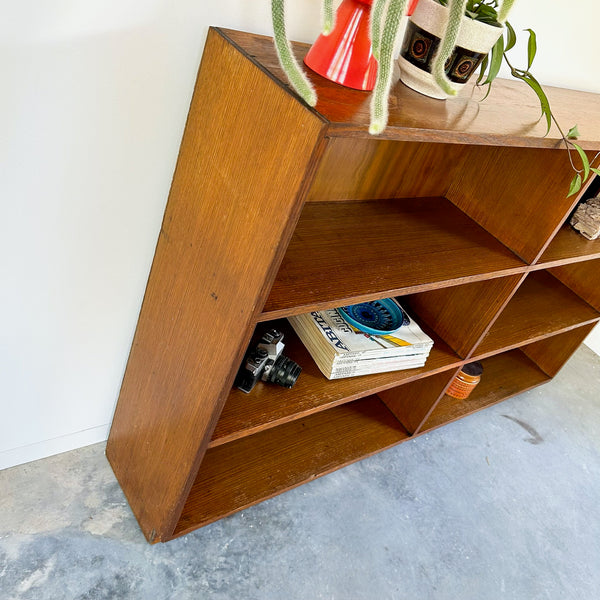 RUSTIC TIMBER BOOKCASE