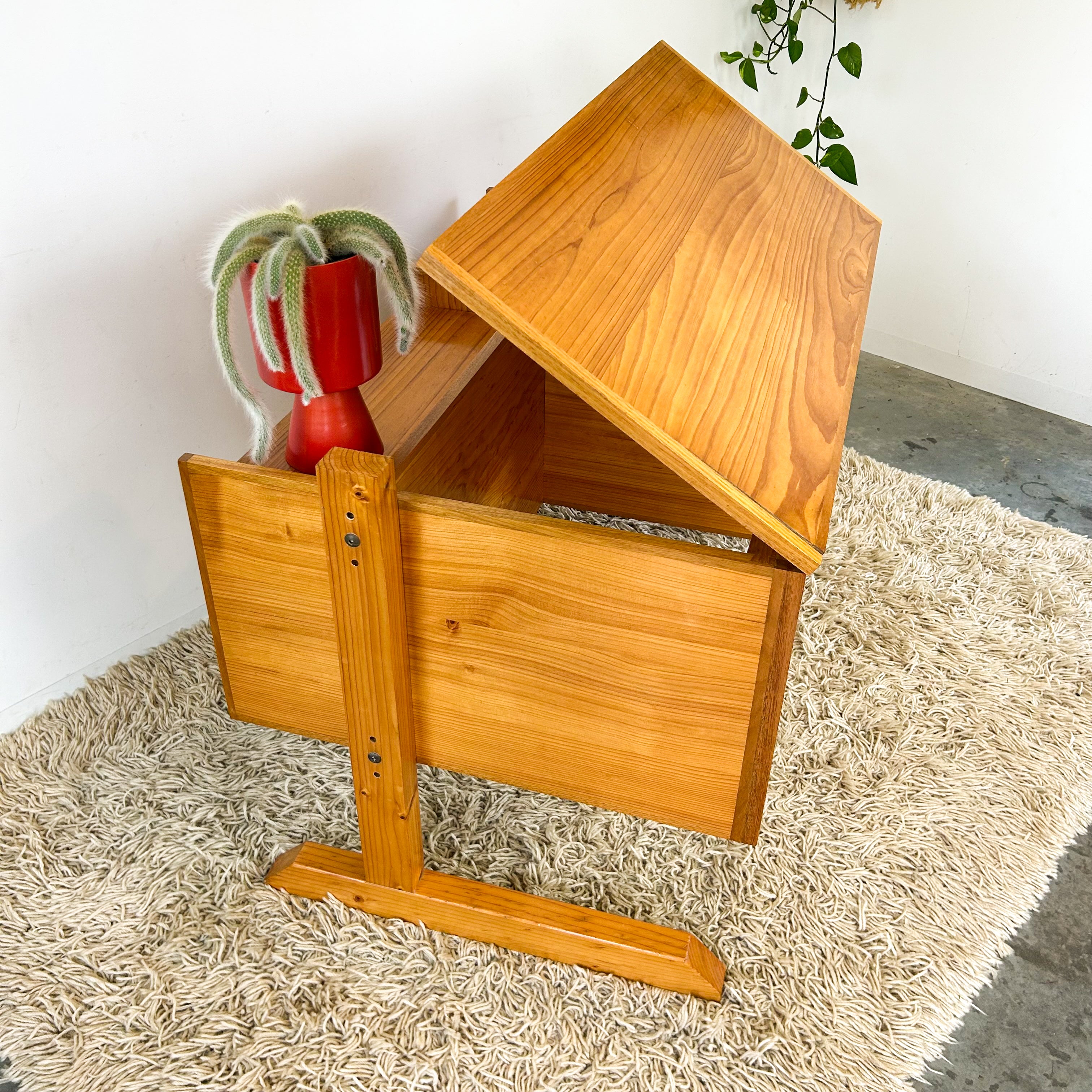 PINE PEDESTAL DESK - HEY JUDE WORKSHOP • Vintage furniture & objects Melbourne