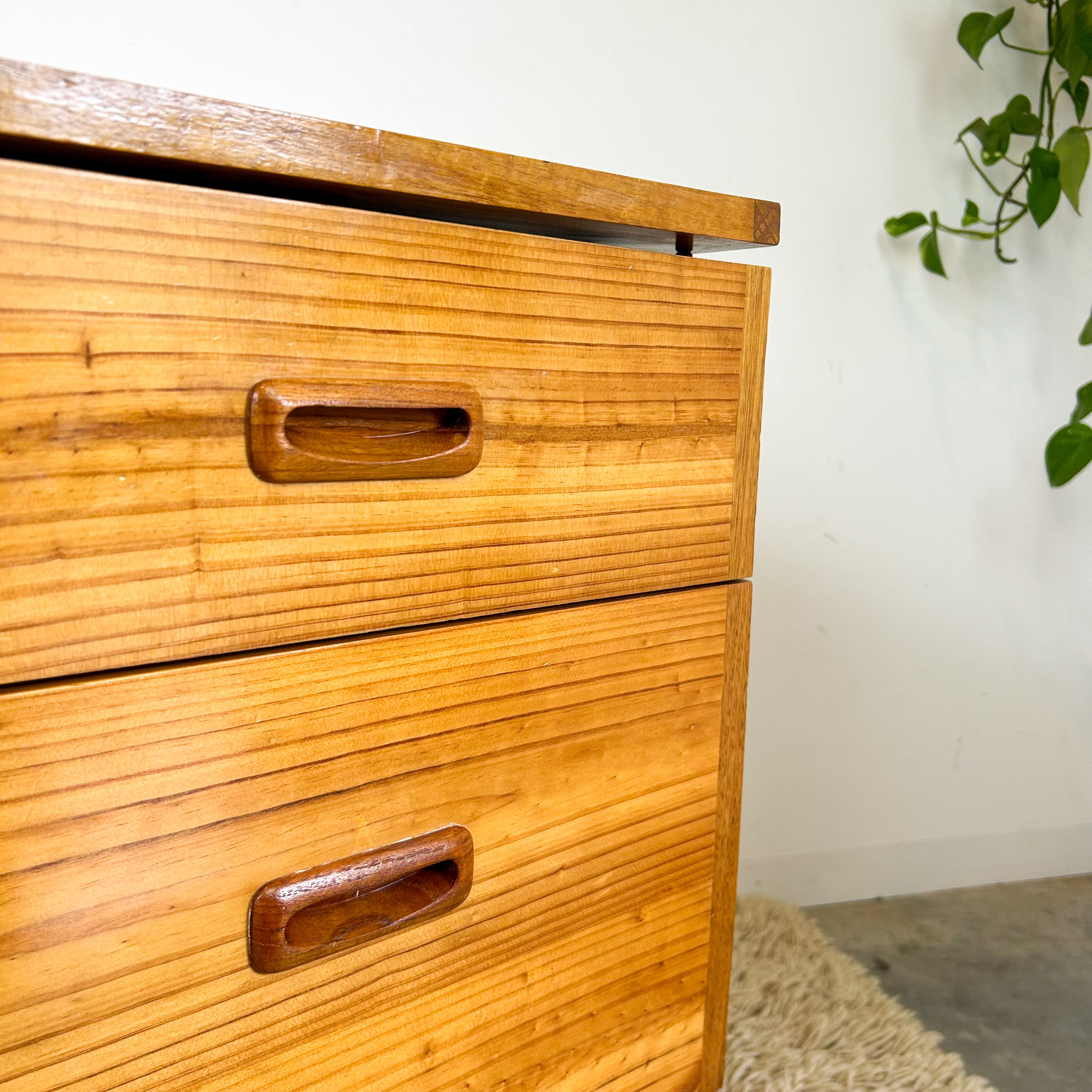 PINE PEDESTAL DESK - HEY JUDE WORKSHOP • Vintage furniture & objects Melbourne