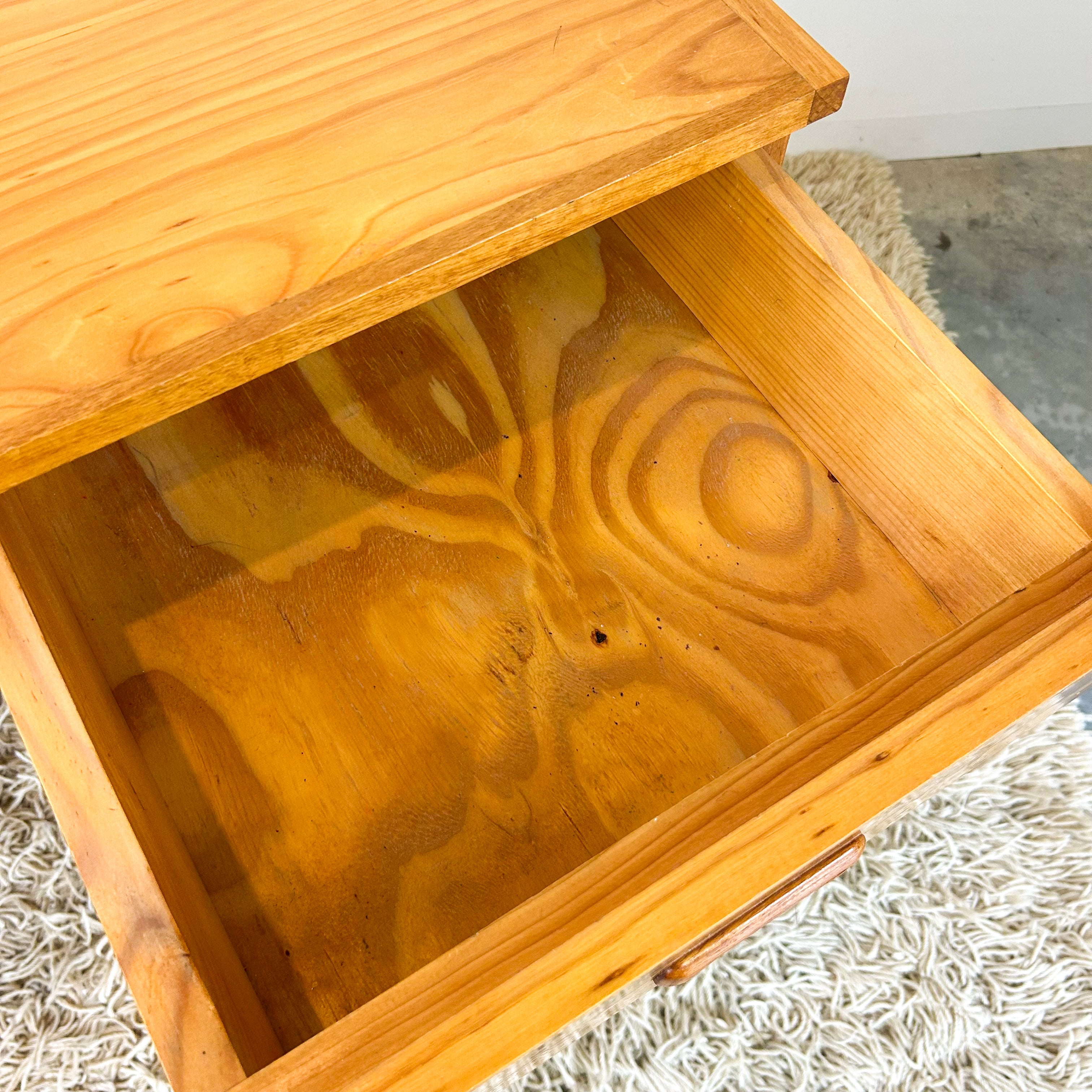 PINE PEDESTAL DESK - HEY JUDE WORKSHOP • Vintage furniture & objects Melbourne