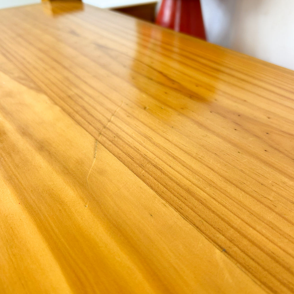 PINE PEDESTAL DESK - HEY JUDE WORKSHOP • Vintage furniture & objects Melbourne